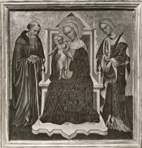 Anonimo — Gentile da Fabriano. Madonna and Child with two Saints — insieme